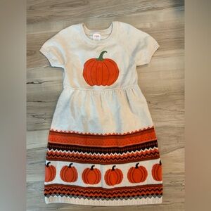 Gymboree pumpkin sweater dress size 6.
